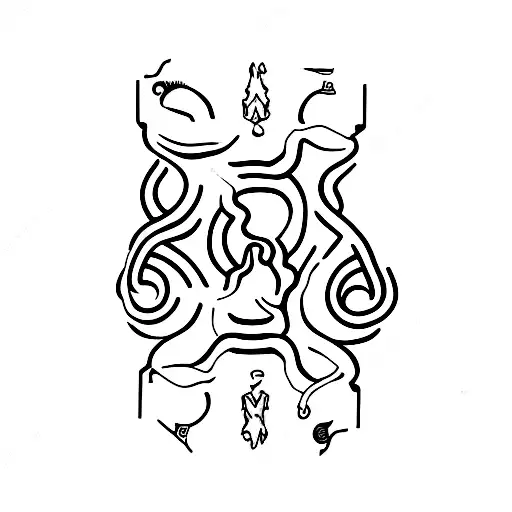 One Hand Adam Creation And The Other Hand Snake