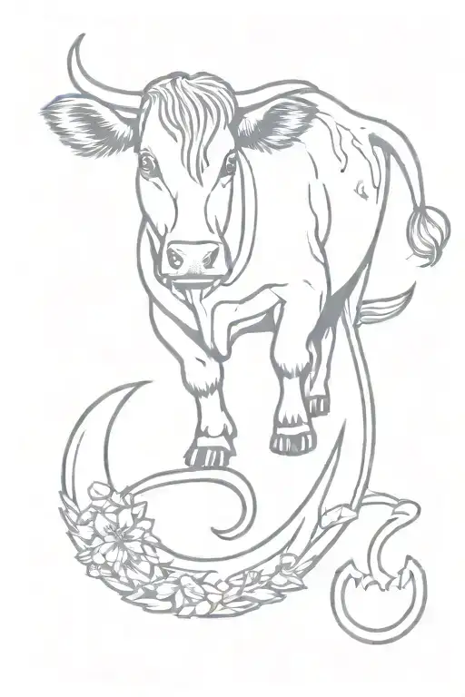 Horseshoe And Dogpaw And Cow