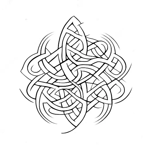 Celtic Knot Moon