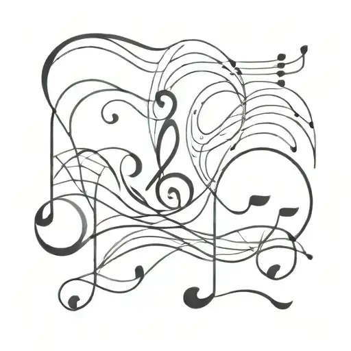 Incorporate A Yoni Lingham Into A Tattoo Of A Music Wave Frequency Pattern