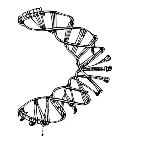 Dna With Notes By Violin Key And Bass Key