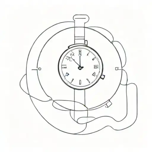 A Clock With Only The Number 1