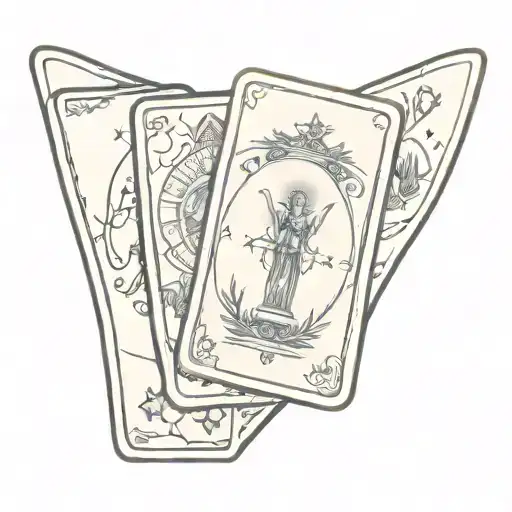 Vintage Tarot Card