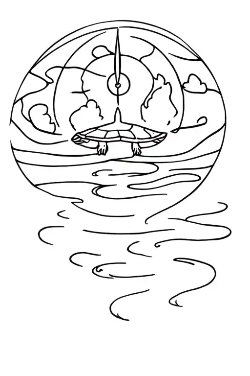 Time And Turtle And Fire Water Earth