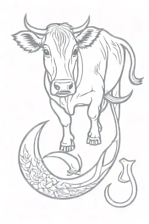 Horseshoe And Dogpaw And Cow