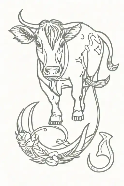 Horseshoe And Dogpaw And Cow