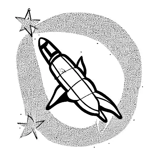 Space Shuttle Tangled In Christmas Lights