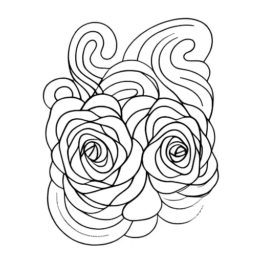 Straight Line With Subtle Designs