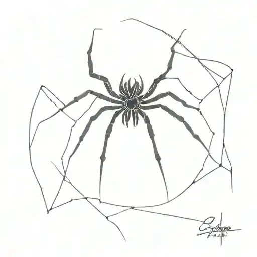 Spide Simple 4 In The Middle Of The Spider