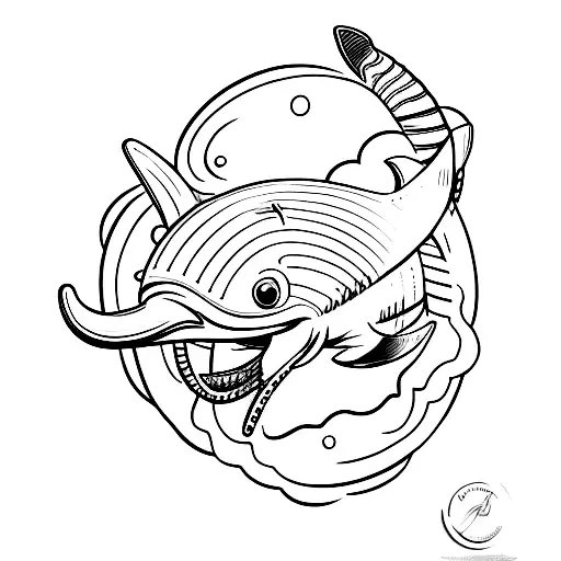 A Dolphin Leaping Over A Motorcycle