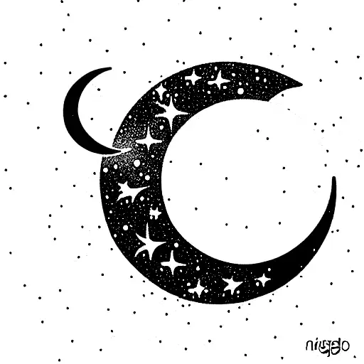 Virgo Constellation With Moon