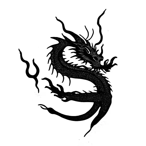 Dragon Con Linas Tribales Azules