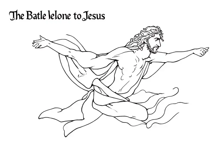 The Battle Belongs To Jesus Carrying