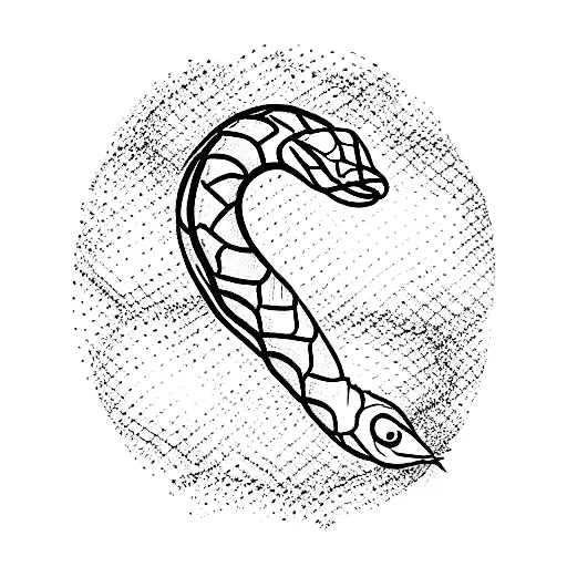 Snake Around A Pencil