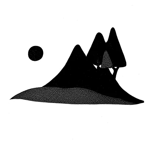 Person Sitting On A Mountain And Tripping On Nature