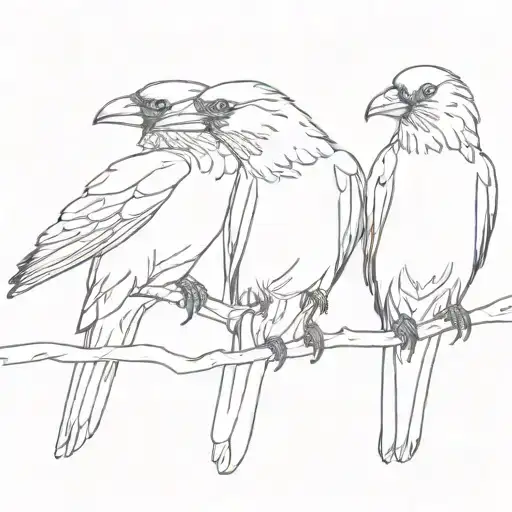 3 Headed Crow