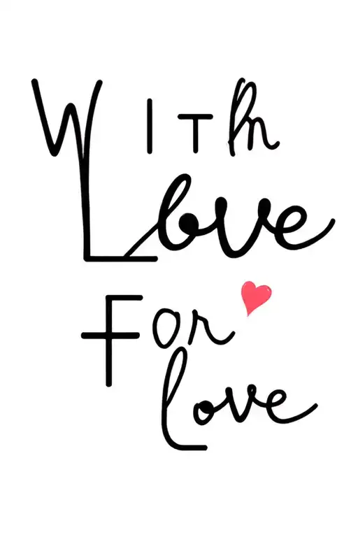 Cross And Text With Love For Love