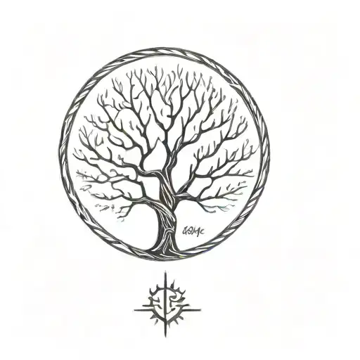 Tree Of Life With Runes