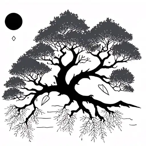 Minimalist Tree And Geometric