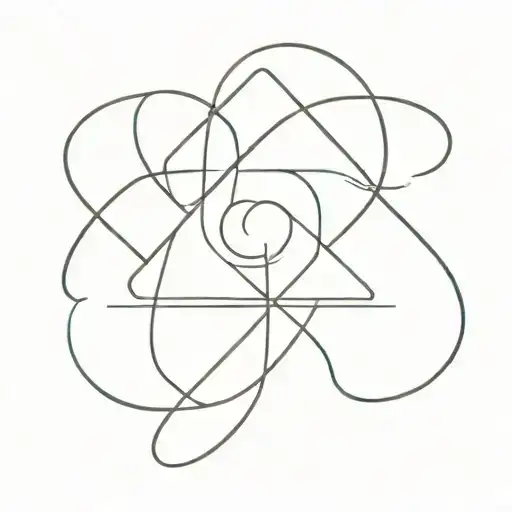 A Minimalist Design Of A Bzn Symbol Intertwined With Swimming Strokes