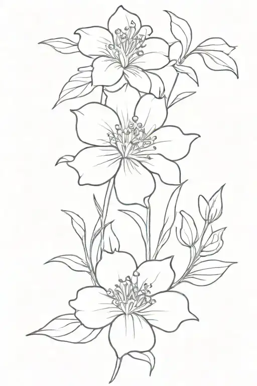 March And June Birth Flower Combined Into One