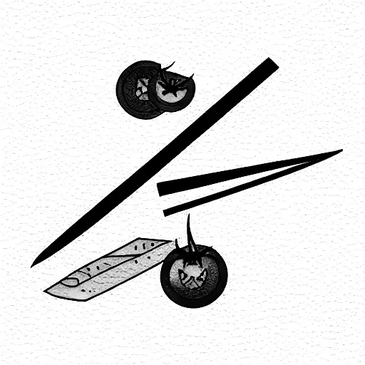 Katana With Tomatoes