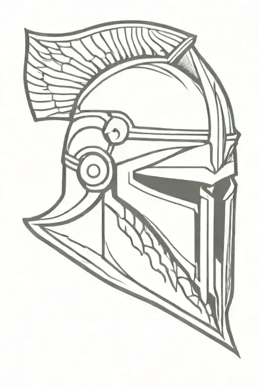 Gladiator Helmet With Spirit Sword