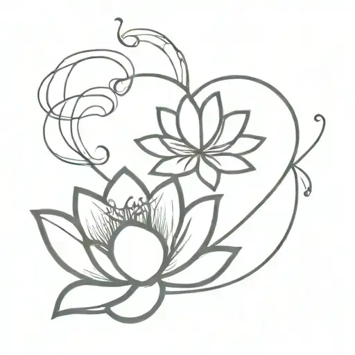 Heart Beat And Lotus