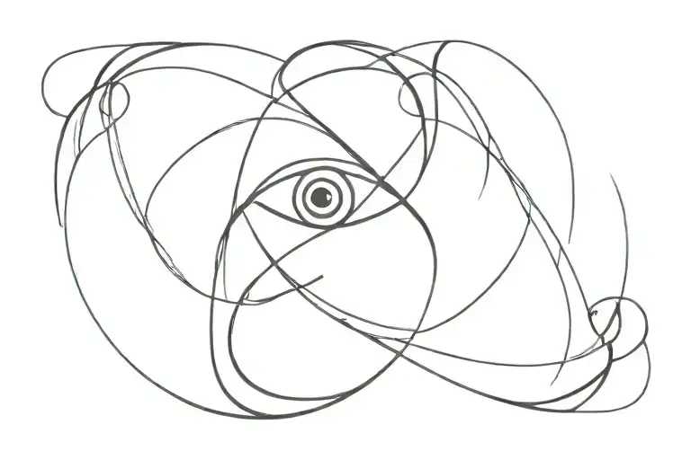 Infinity Symbol With Eye Inside