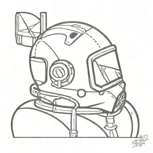 Combine An Old Diver Helmet And An Airplane