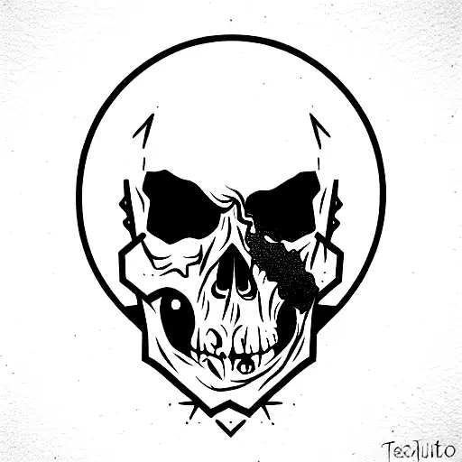 Nukeular Blast With Skull Inside