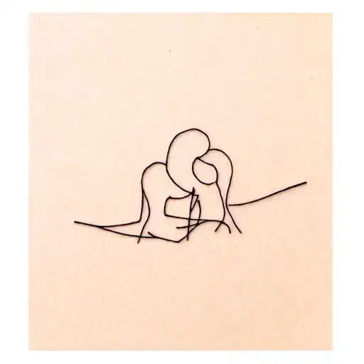 Father Mother Daughter Playing