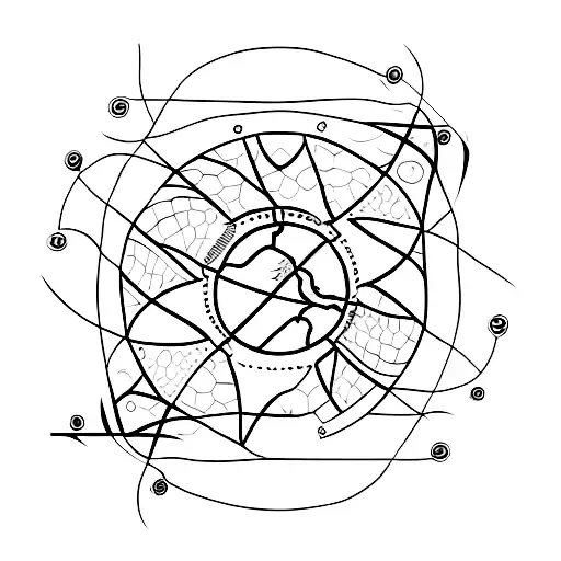 Fish That As Scales With The Shape Of A Map Of The World With The 5 Continents