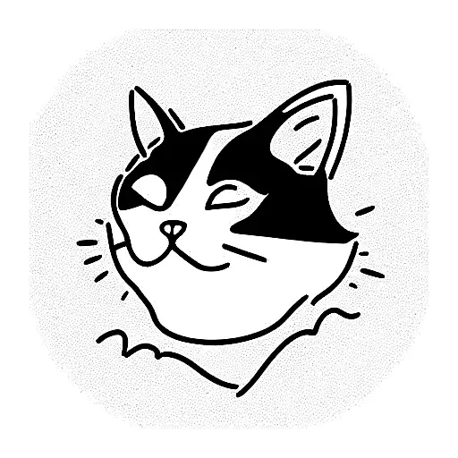 Full Body Cat Cartoon Style