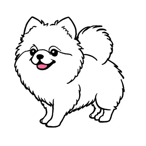 Short Hair Pomeranian Dog