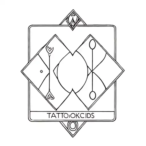 Tarot Card Design Featuring Elements