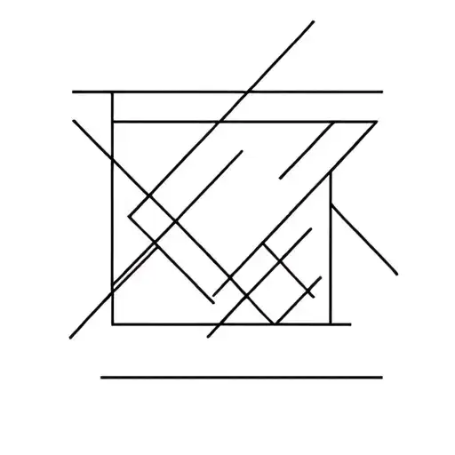 Simple Square Geo Symteric Pretty