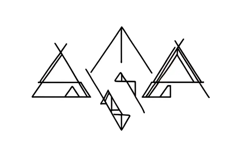 4 Triangles Familly Home Kids