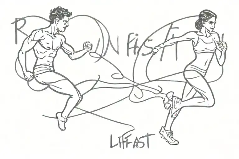 Run Fast Lift Heavy Love Hard