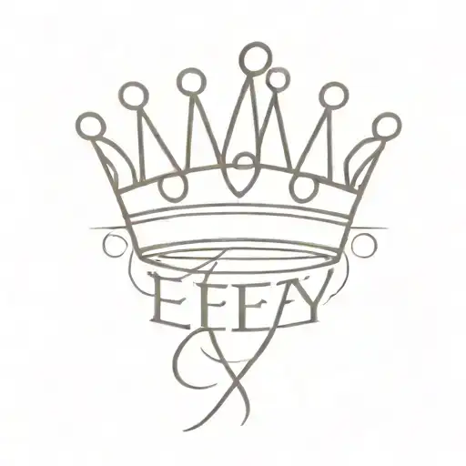 Name Effy With British Crown