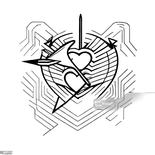Heart With And Arrow