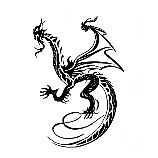 Dragon And Greek God