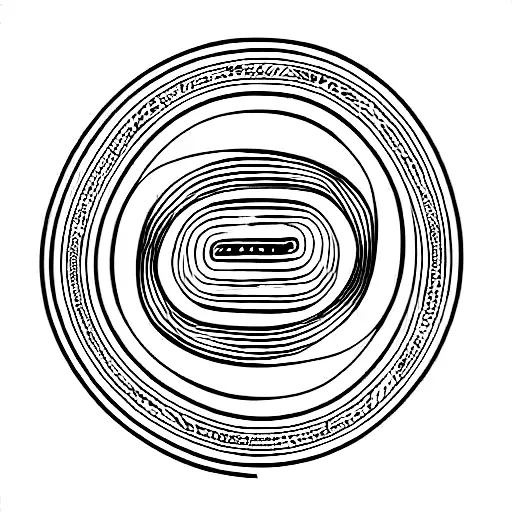 Psychedelic Vector Retro Wavy Lines 60S