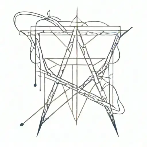Grounded Electrical Symbol And A Bible
