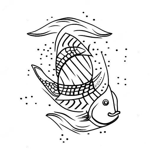 Fish Stabbed With Dagger