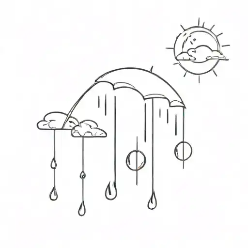 Sun And Rain Falling