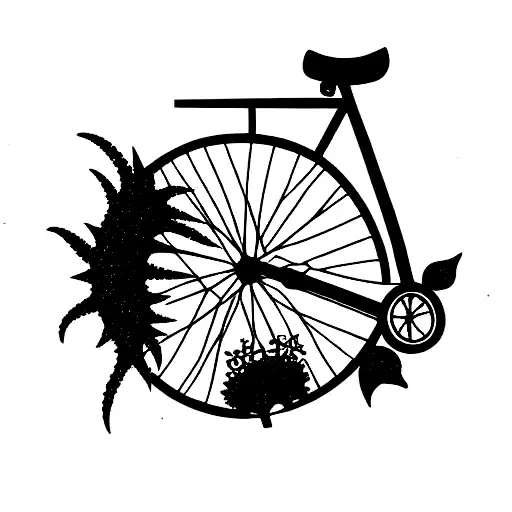 Black Intricate Bicycle