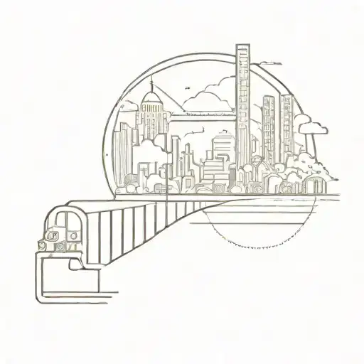 Tunnel And Music And City