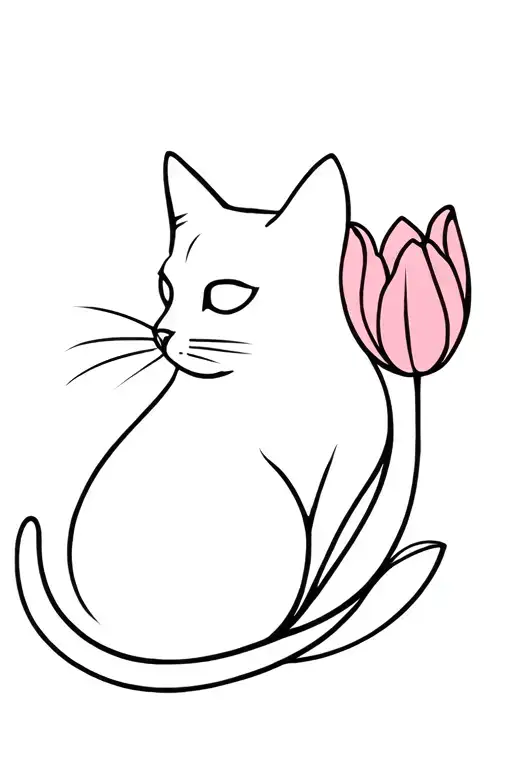 Tulip Cat Taurus Libra Zodiac Sign