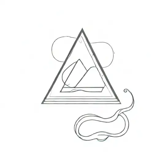 Delta Symbol With Wave Inside